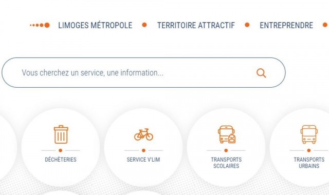 Le nouveau site internet de Limoges Métropole