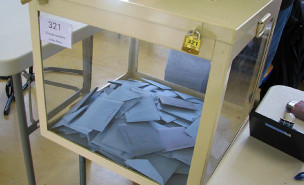 Photo d'illustration urne vote élection