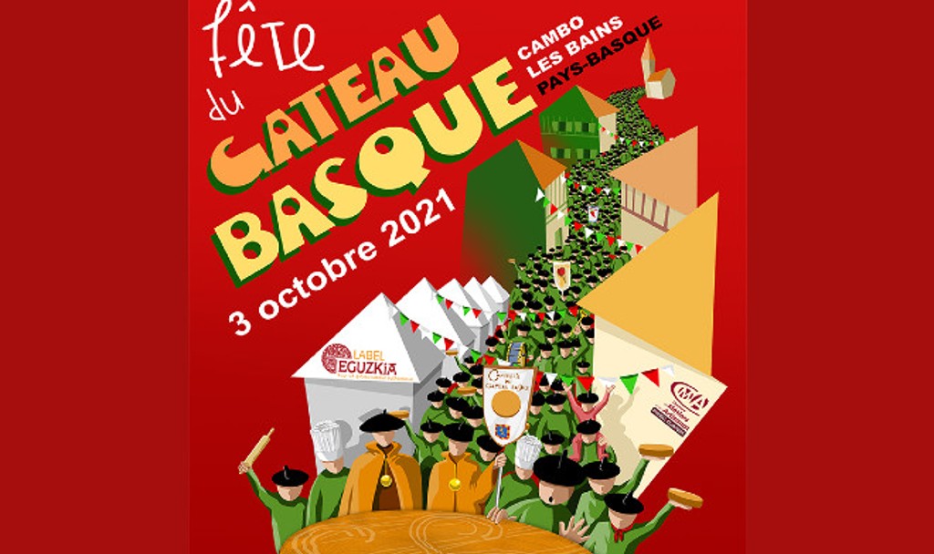Affiche fête du gâteau basque 2021