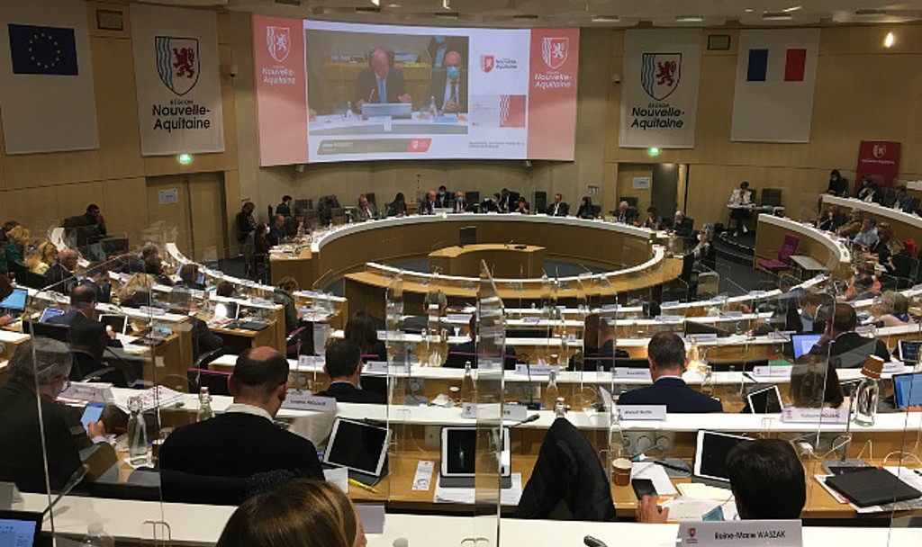 Séance plénière Conseil régional Nouvelle-Aquitaine du 11 octobre 2021