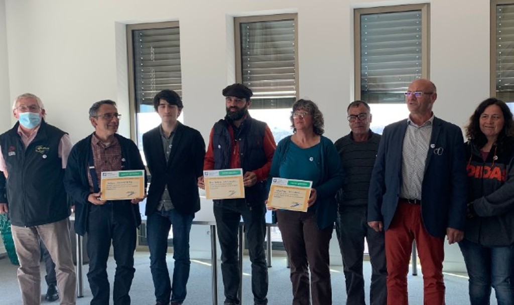 Lauréats du prix "Cap sur une agriculture durable", Bruno Millet et Francis Massé