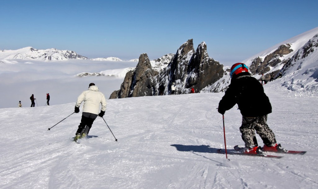 Ski alpin dans les Pyrénées - Station de Gourette