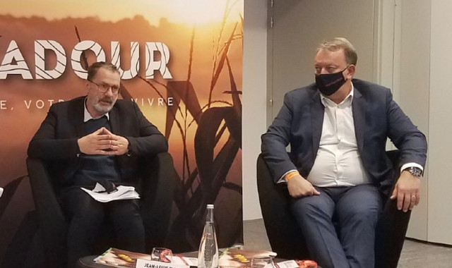 Jean-Louis Zwick, directeur du pole agricole Maïsadour et Eric Humblot, directeur du pole gastronomie