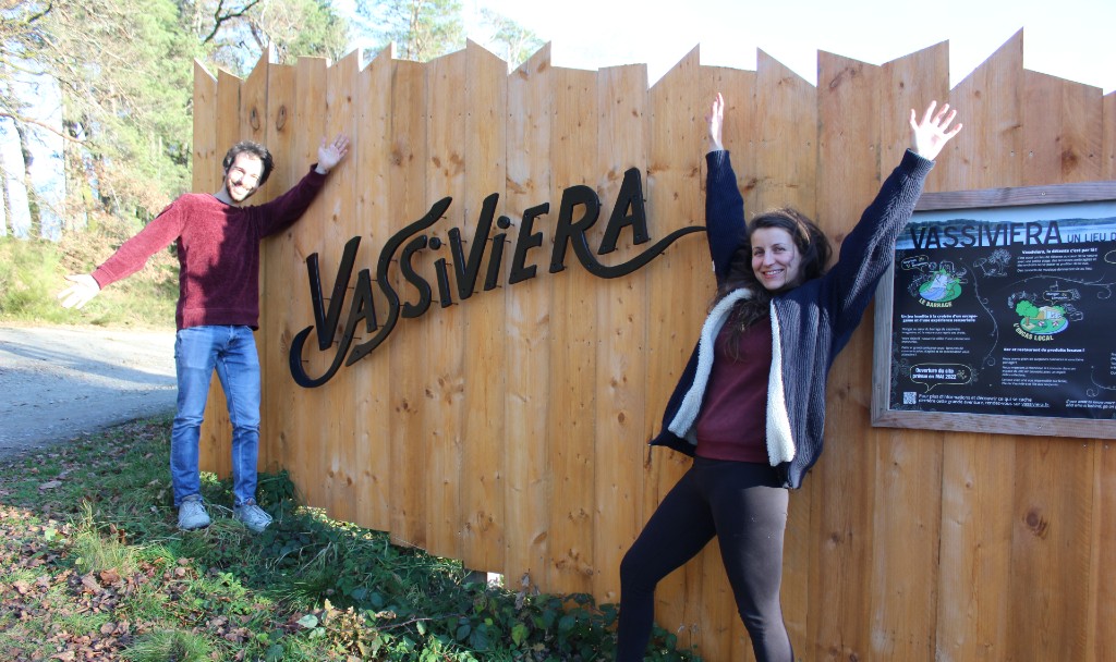 David et Amélie ont imaginé « Vassiviera » un espace de loisirs au bord du lac de Vassivière