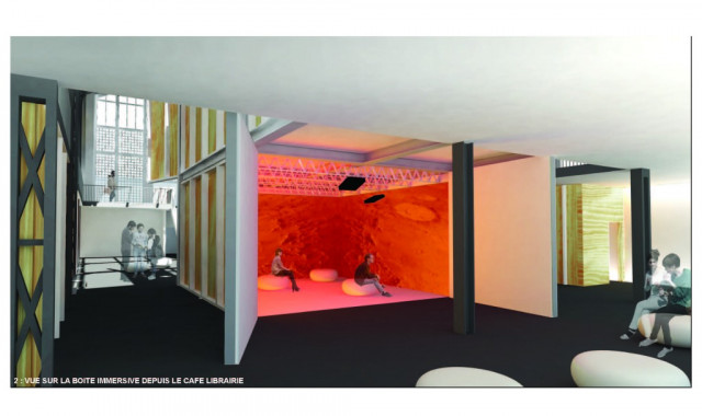 Le projet de réhabilitation piloté par le cabinet d’architectes Jakob+MacFarlane avec une boîte immersive innovante