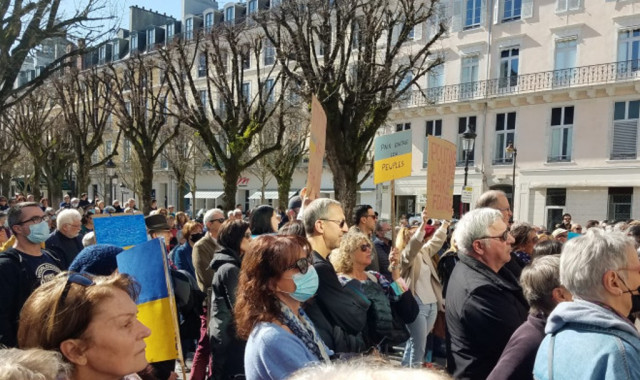 Mobilisation de soutien à l'Ukraine le 28 février à Pau