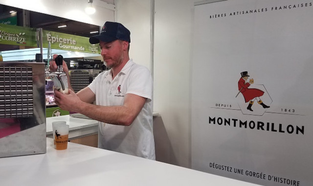 La brasserie des Bières de Montmorillon, venues de la Vienne est présente au Salon de l'agricultrue de Paris