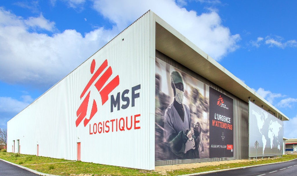 La plateforme MSF Logistique à Mérignac