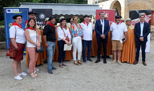 Le jambon de Bayonne était invité au lancement de la campagne du syndicat des producteurs de melons du Haut-Poitou
