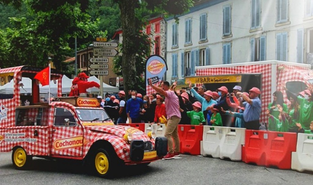 Caravane Cochonou sur le Tour de France