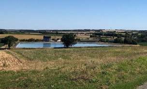 Une bassine agricole en Charente