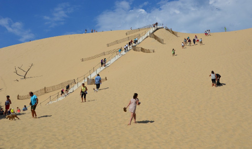 La dune du pilat a retrouvé les touristes