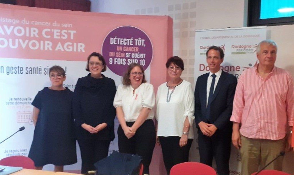Les partenaires du dépistage du cancer du sein organisé en Dordogne