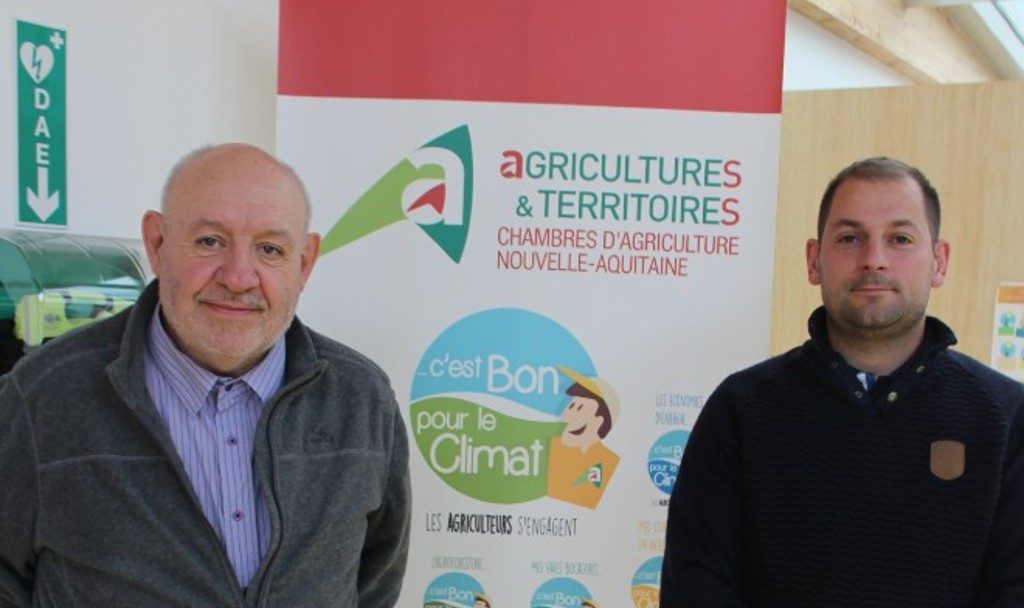 Bruno Gausson administrateur MSA Limousin et Charles Muller, élu de la Chambre d’agriculture, ont présenté le bilan des installations