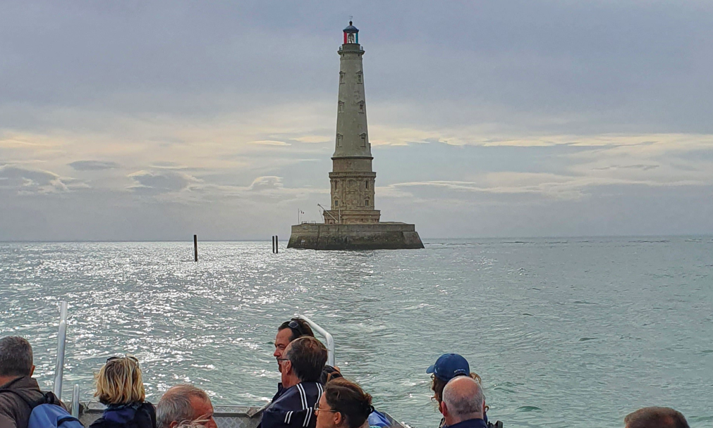Le phare de Cordouan au milieu de l'estuaire de la Gironde