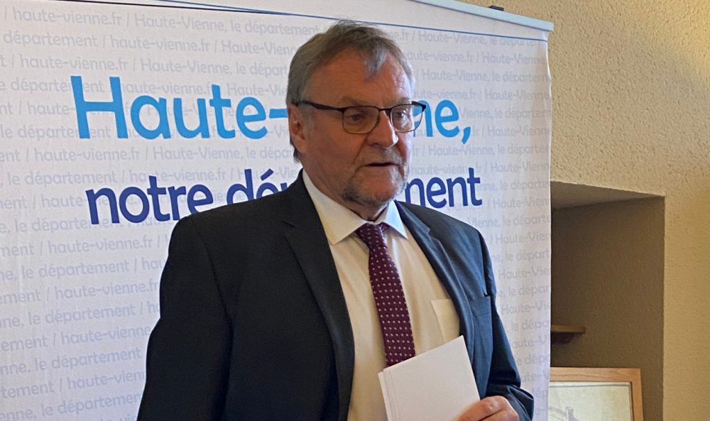 Jean-Claude Leblois, président du Département de la Haute-Vienne