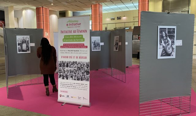 L'exposition photographique « Initiative au féminin en Nouvelle-Aquitaine » à l'Hôtel de Région de Bordeaux ce mercredi 15 mars