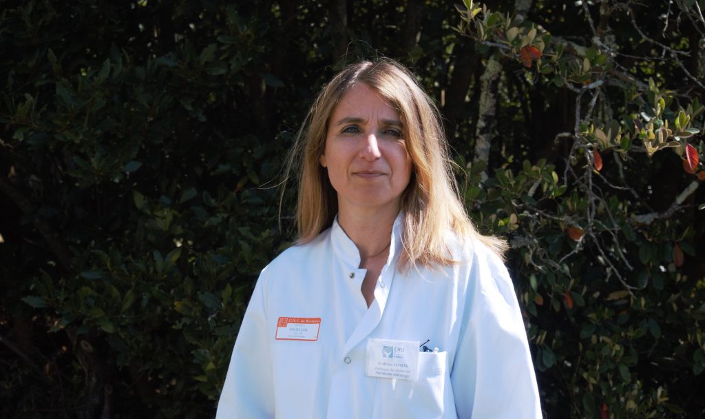 Mélina Fatseas, professeure d'addictologie et de psychiatrie et cheffe du pôle d'addictologie inter-établissement entre le CHU de Bordeaux et le centre hospitalier Charles Perrens.
