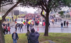 Manifestation à Brive, le 7 mars lors de la mobilisation contre le réforme des retraites
