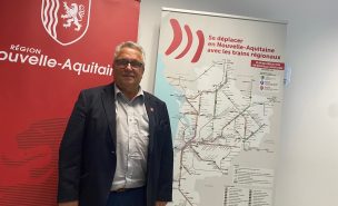 Jacky Emon, conseiller régional de Nouvelle-Aquitaine en charge des TER