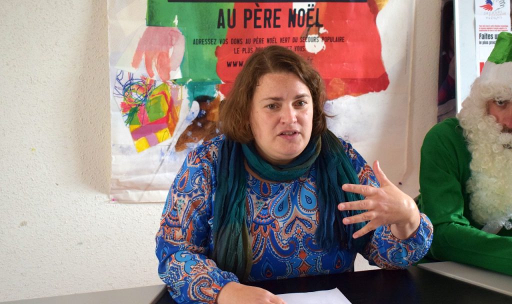 Lise Toussaint, nouvelle directrice de la fédération de Dordogne du secours populaire français