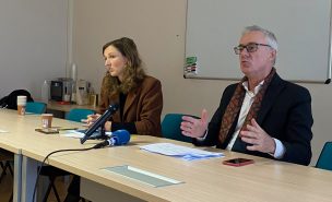 Amandine Thomas-Commin directrice Intercités et Jean-Luc Gary, directeur territorial SNCF réseau