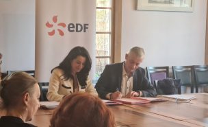 La préfète déléguée à l'égalité des chances de Gironde et le directeur d'EDF Nouvelle Aquitaine signe le PaQte