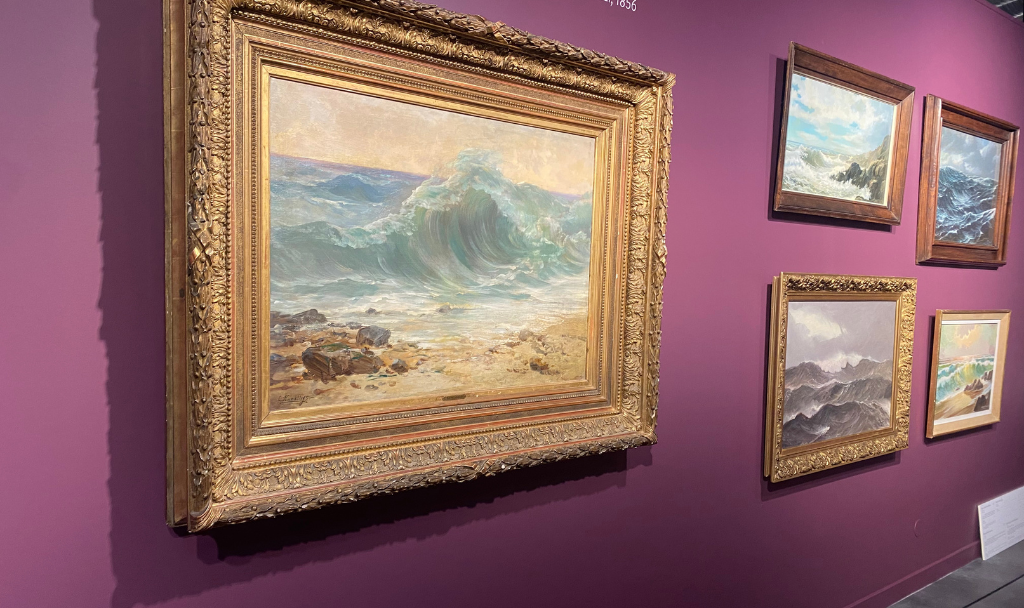 le tableau "La vague" de Gustave Courbe