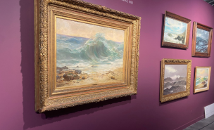 le tableau "La vague" de Gustave Courbe
