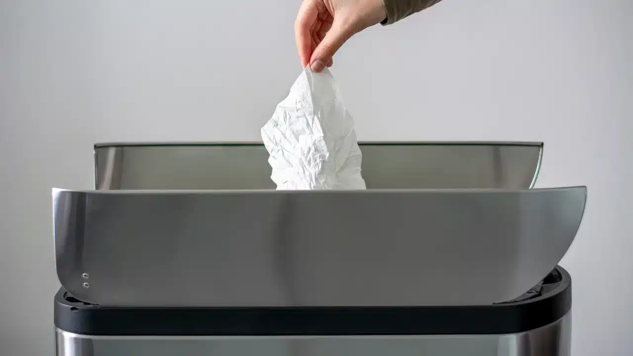 mouchoirs et essuie tout, l’erreur de tri que 8 français sur 10 font encore sans le savoir