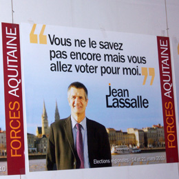 Affiche de campagne, Jean Lassalle