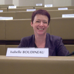 Isabelle Boudineau, Vice-Présidente du Conseil régional d'Aquitaine, en charge des Finances 