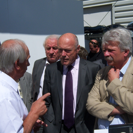 Alain Rousset, Président du Conseil régional d'Aquitaine et Yves Bertrand, Président du Siad