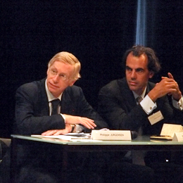 Philippe Jurgensen et Philippe Dessertine, économistes invités à la JEA 2010