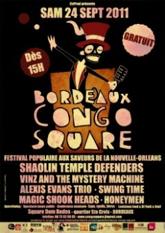 L'affiche du Congo Square Festival, ce samedi 24 septembre à Bordeaux