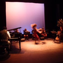 Bastian Saez au piano et Marina Cedro, quatuor à cordes et guitare