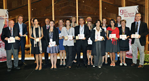 Les lauréats des Best of Wine Tourism 2012