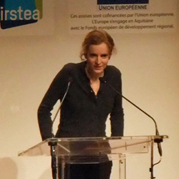 Nathalie Kosciusko-Morizet, Ministre de l'environnement à la tribune des Assises Nationales des risques naturels