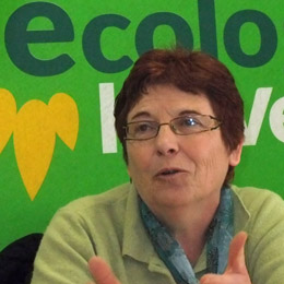 Brigitte Allain, candidate sur la circonsription réservée de Bergerac en Dordogne
