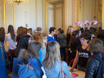 Allez-les e-filles! dans les Salons de l'Hôtel de Ville de Bordeaux, le 29 mars 2012