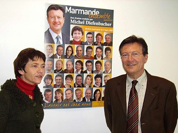 Michel Diefenbacher et Laurence Valay - Candidat UMP
