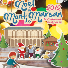 Affiche Noël à Mont-de-Marsan 2012