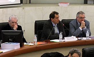 Philippe Madrelle, Vincent Feltesse, Jean-Marie Darmian, Vice Président du CG 33 chargé des Finances et du Budget 