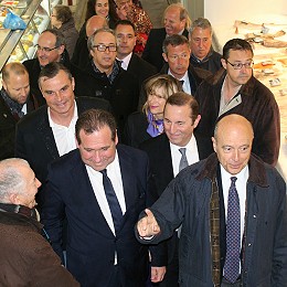 Alain Juppé en soutien à Biarritz