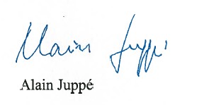 Signature Alain Juppé