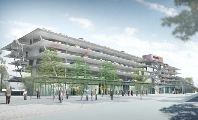 La future extension de la gare Saint-Jean, côté Belcier