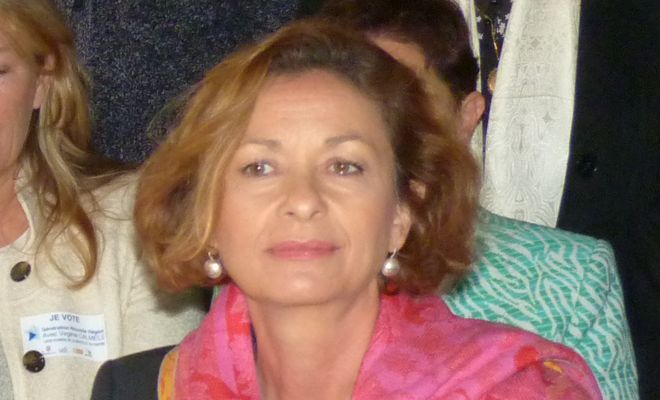 Monique Semavoine, maire Modem de Mazères-Lezons : 