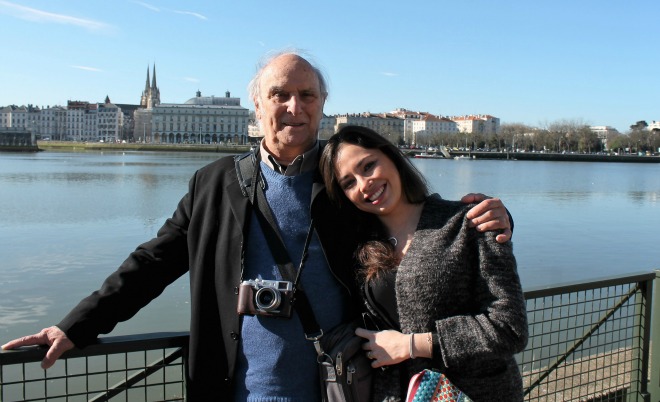 Carlos Saura et sa fille Anna