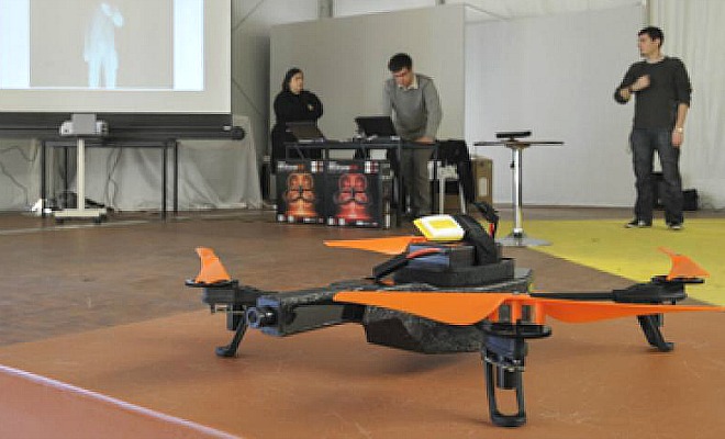 ''Sur la formation drone, on y va franchement et carrément'', s'enthousiasme Jérôme Verschave, le Directeur général d'Arocampus