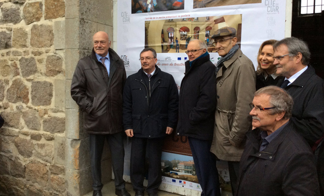 Le lancement du chantier de la future cité du cuir à Saint Junien
